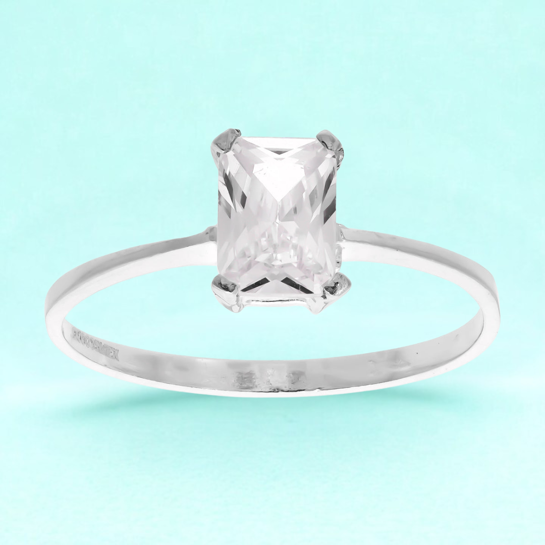 Anillo de compromiso Duchesa en plata 925