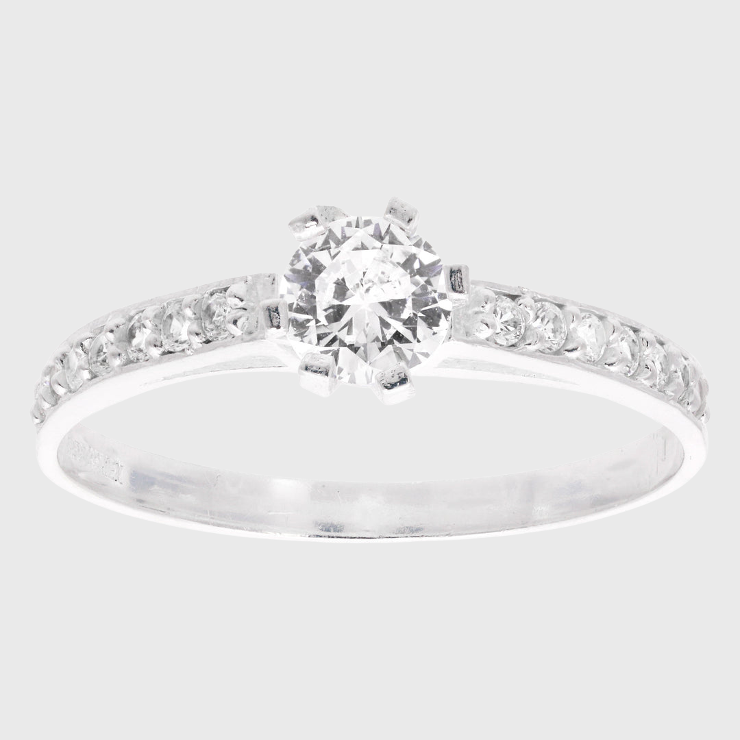 Anillo de compromiso Majestic en plata 925