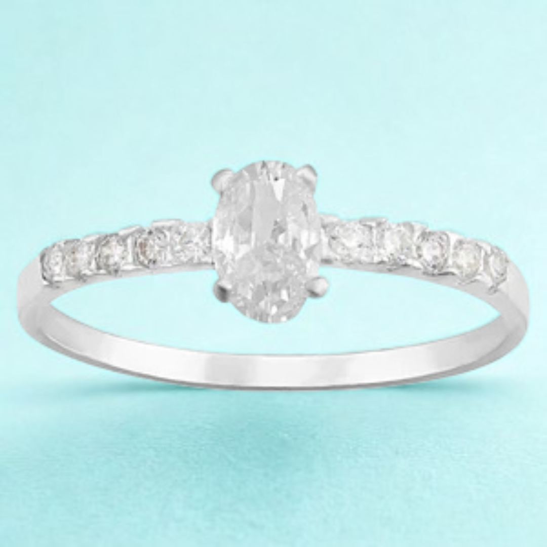 Anillo de compromiso Heritage en plata 925