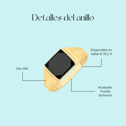 Anillo Modelo 1912 en Oro amarillo de 10k
