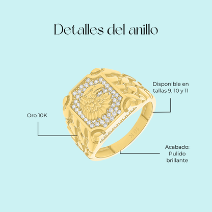 Anillo Modelo 2026 en Oro amarillo de 10k