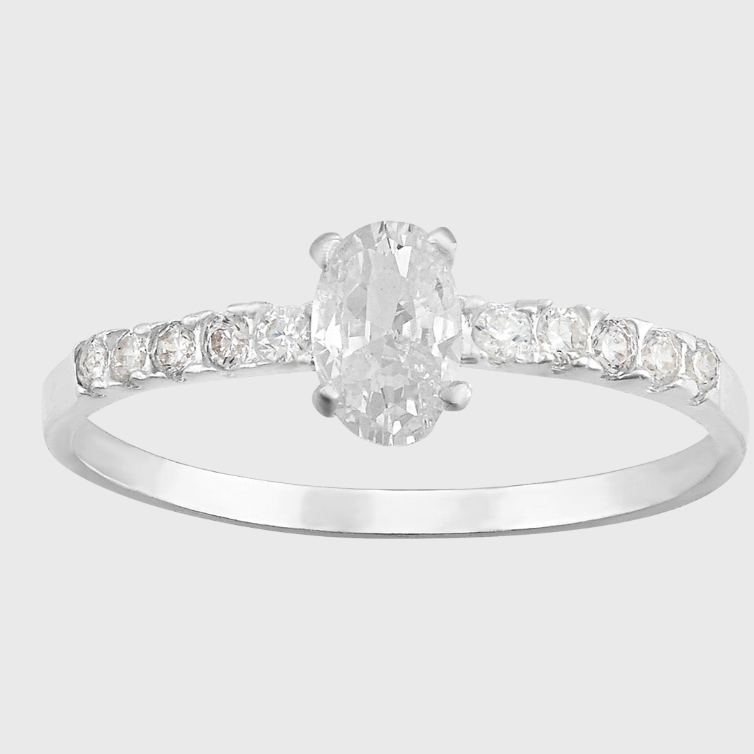 Anillo de compromiso Heritage en plata 925