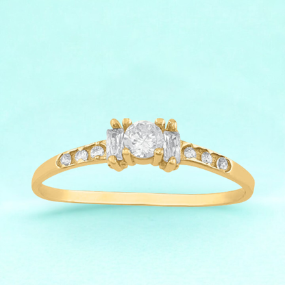 Anillo de compromiso Eres Tú en Oro amarillo de 10k