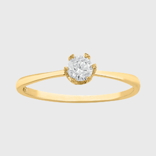 Anillo de compromiso Antes de Ti en Oro amarillo de 10k