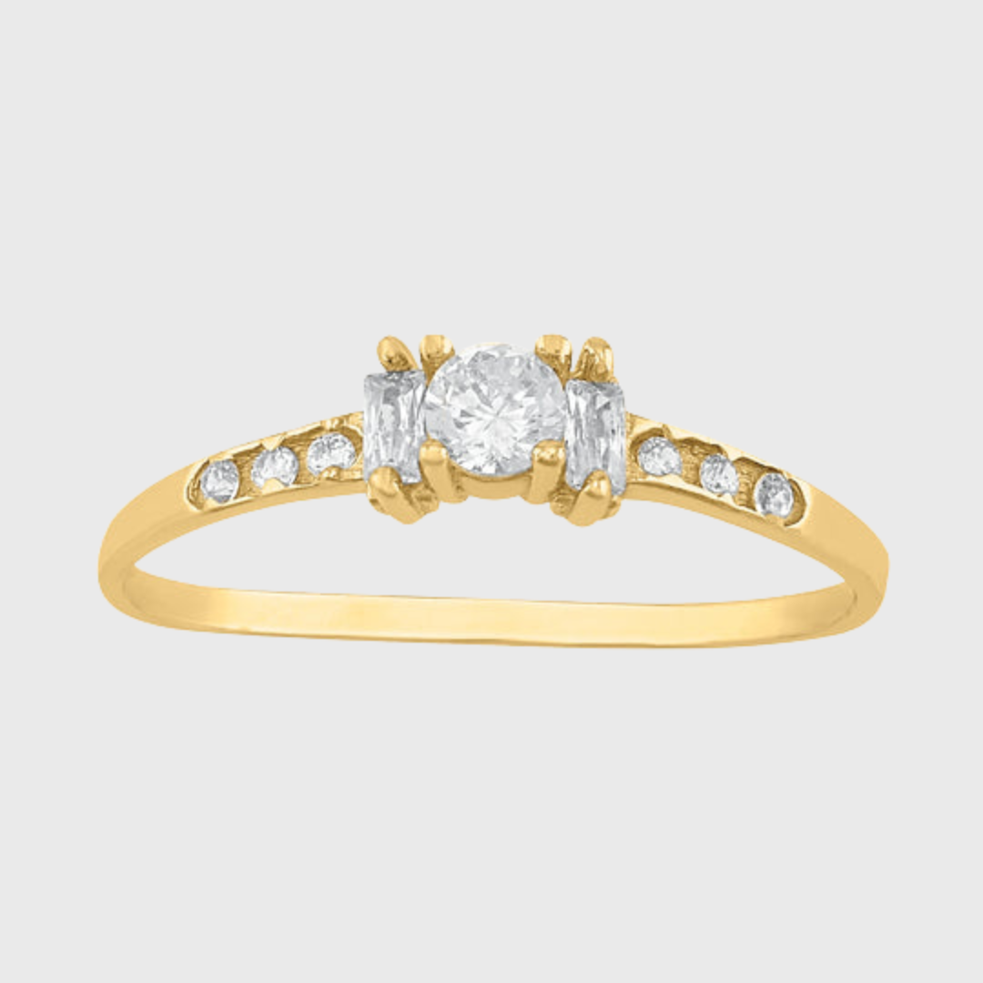 Anillo de compromiso Eres Tú en Oro amarillo de 10k