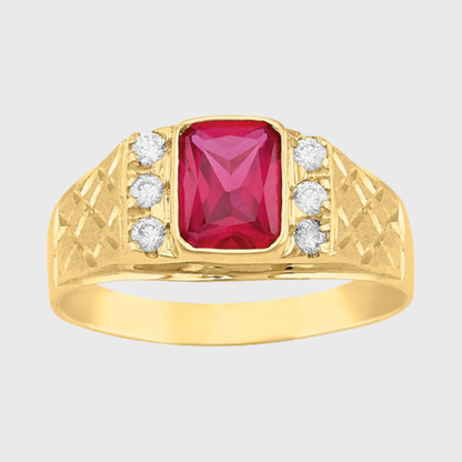 Anillo Modelo 300 en Oro amarillo de 10k