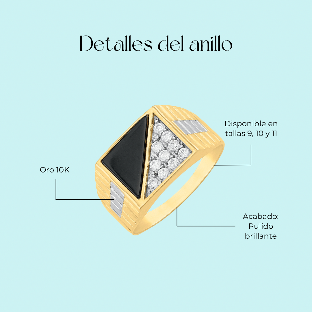 Anillo Modelo 1925 en Oro amarillo de 10k