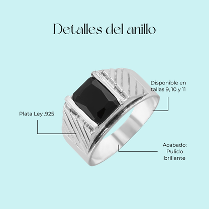 Anillo Modelo 1910 en plata 925
