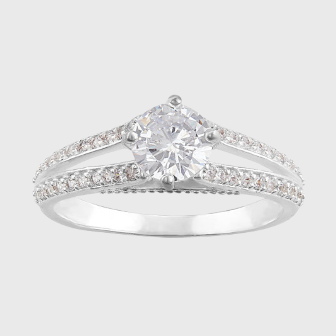Anillo de compromiso Renata Lune en plata 925