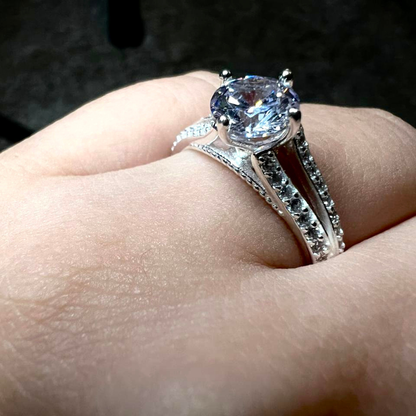 Anillo de compromiso Renata Lune en plata 925